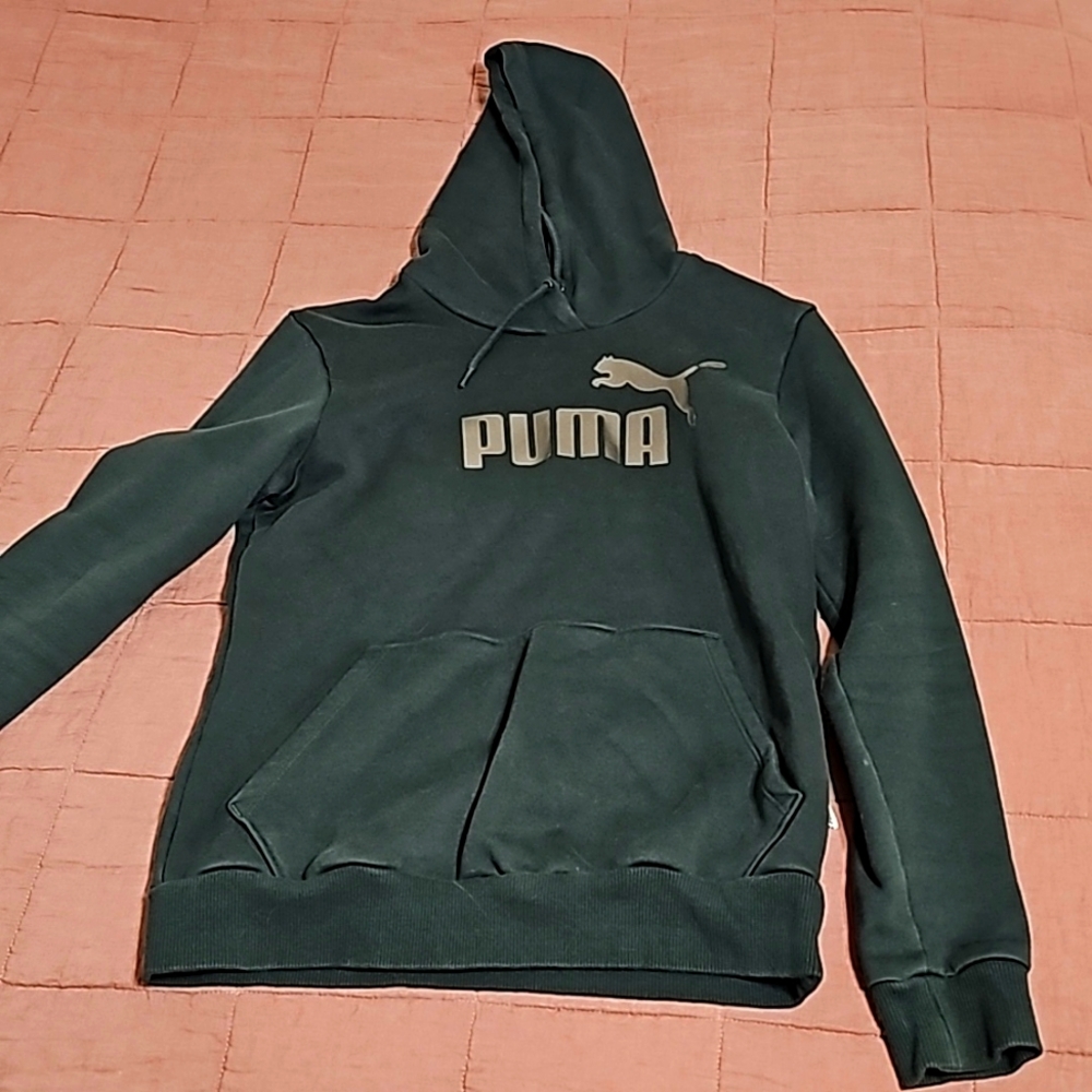 Green Puma Sweatshirt Small